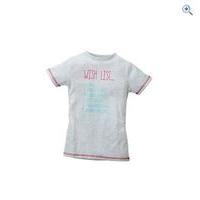 Harry Hall Girls\' Wish List Junior T Shirt - Size: 5-6 - Colour: Oatmeal