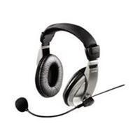 hama over ear headphones black 12m cord
