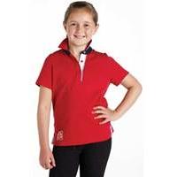 Harry Hall Childrens Millom Polo Shirt - Poppy Age 11-12