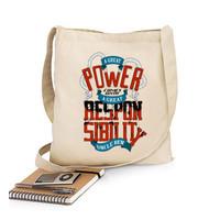 has great power comes with a great respons bag