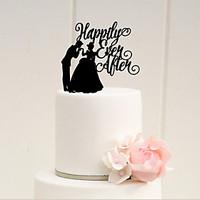 Happily Ever After Wedding Cake Topper