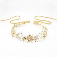 handmade rhinestone alloy heronsbill headpiece wedding special occasio ...