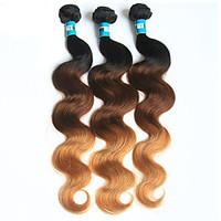 Halloween 3 Pieces Body Wave Human Hair Weaves Brazilian Texture Human Hair Weaves Body Wave