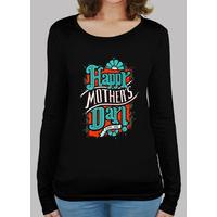 happy mothers day tshirt long sleeve women