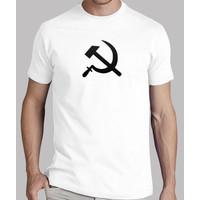 hammer sickle shirt and white guy