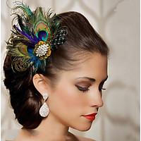 Hand Made Wedding Feather Hair Fascinator Headpieces Fascinators 004