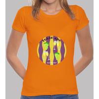 happy new year: woman t-shirt