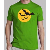 Halloween Bats moon