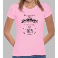 happy phrases - shirt with superpowers to meet monday with a big smile - letter n