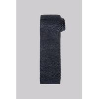 Hardy Amies Navy Marl Knit Tie