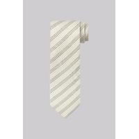 hardy amies ecru stripe tie