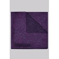 Hardy Amies Purple Paisley Pocket Square