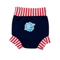 Happy Nappy - Navy White Red