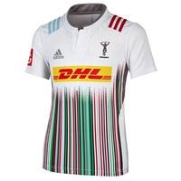 Harlequins Away Short Sleeve Shirt 2015/16 - Kids White