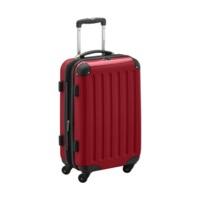 hauptstadtkoffer 4 wheel hard shell trolley 55cm red tsa