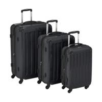 Hauptstadtkoffer 4-Wheel Hard Shell Trolley Set 3-Piece 55/63/75cm black TSA