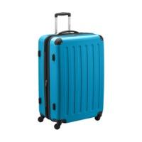 hauptstadtkoffer 4 wheel hard shell trolley 75cm metallic blue tsa