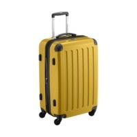 hauptstadtkoffer 4 wheel hard shell trolley 63cm yellow