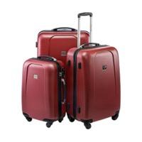 hauptstadtkoffer wedding spinner set 556575 cm burgundy