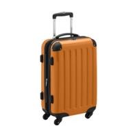 hauptstadtkoffer 4 wheel hard shell trolley 55cm orange tsa