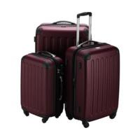 hauptstadtkoffer spree spinner set 556575 cm burgundy