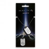 halo 4 unsc dog tags with brushed metal finish