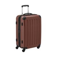 hauptstadtkoffer 4 wheel hard shell trolley 63cm brown tsa