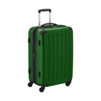 hauptstadtkoffer 4 wheel hard shell trolley 63cm green tsa