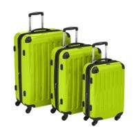 Hauptstadtkoffer 4-Wheel Hard Shell Trolley Set 3-Piece 55/63/75cm apple green