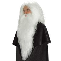 Hair Beard Santa White Straight 66cm