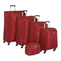 Hauptstadtkoffer Mitte light Spinner Set 50/60/70/80 cm & Beauty Case red