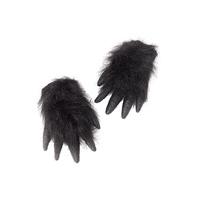 hairy gorilla hand gloves