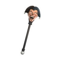 Halloween Scary Face Jester Staff