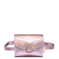 halo rose gold hoop bumbag