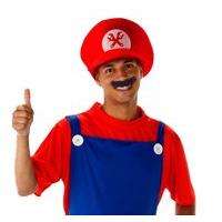 hat moustache super plumber