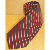 hardy amies blue red cream stripe tie