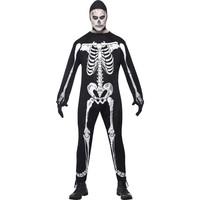Halloween Skeleton Costume For Boys - M