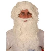 Hair Beard & Wig Santa Curly White