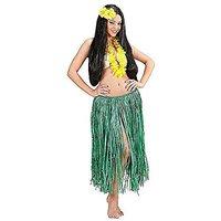 Hawaiian Leis - Yellow Accessory For Tropical Lua Fancy Dress