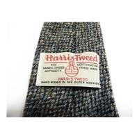 Harris Tweed Pure New Wool Tie Grey With Mottled Flecks