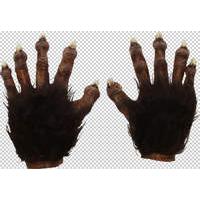 hands latex wolf deluxe hair