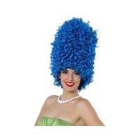 Hair Wig Blue Tall Afro