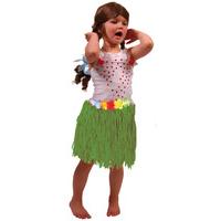 hawaii lei skirt green 30cm