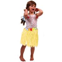 hawaii lei skirt yellow 30cm