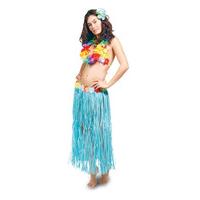 hawaii lei skirt blue 80cm