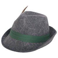 Hat Tyrolean Wool With Feather