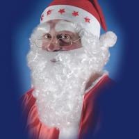 Hair Beard & Eyebrows Santa White 25cm