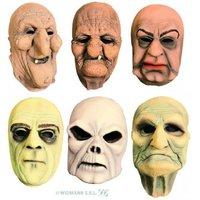 Half Mask 6 Styles Assorted Halloween & Spooky Masks Eyemasks & Disguises For