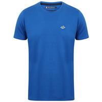 Havelock Short Sleeve Crew Neck Cotton T-Shirt in Vespa Blue  Le Shark