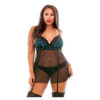 halle babydoll and slip